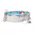 Каркасный бассейн прямоугольный со стальными стенками BestWay, 500х360х120см, фильтр-насос песчанный 3785 л/ч (56583)